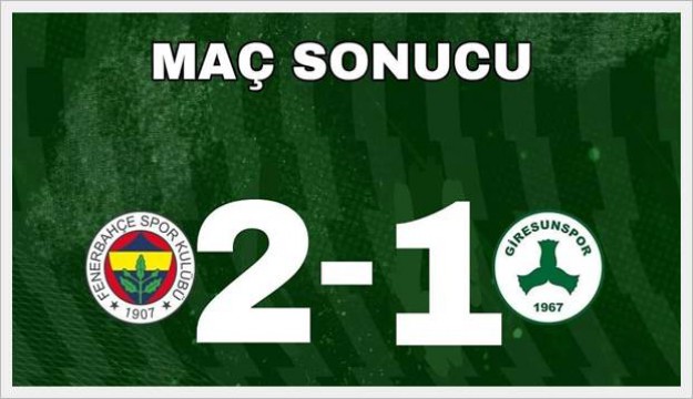 Fenerbahçe-GZT Giresunspor maçını Cüneyt Çakır erken mi bitirdi?
