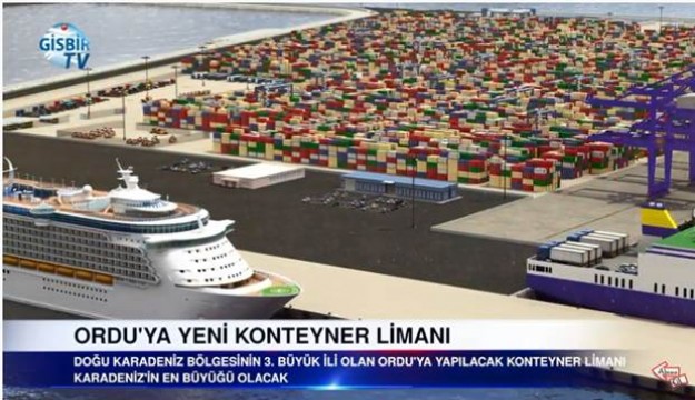 Karadeniz'in en büyük limanı Ordu'ya yapılacak