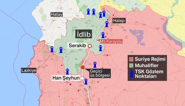 ​SON DAKİKA HABERİ: İdlib'de 5 asker şehit