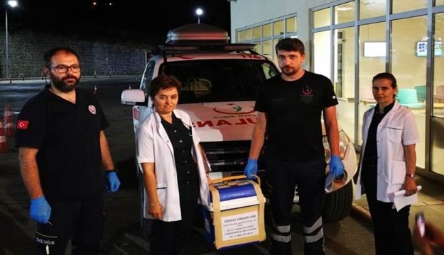 Trabzon Kanuni Eğitim ve Araştırma Hastanesinde beyin ölümü gerçekleşen ....