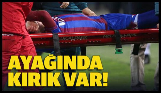 ​Trabzonspor'da Abdülkadir Ömür üzüntüsü: Fibula kemiğinde kırık var
