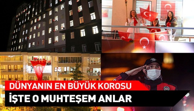 ​Türkiye tek yürek oldu! 83 milyon aynı anda İstiklal Marşı okudu