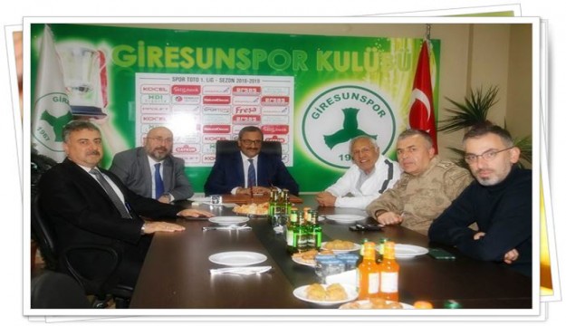 Vali Sarıfakıoğulları’ndan Giresunspor Kulübüne Ziyaret